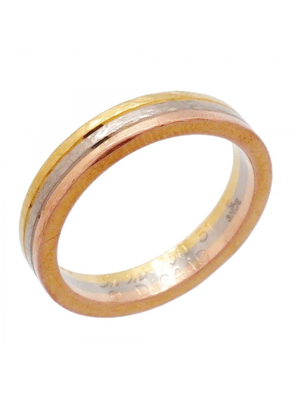 Cartier Ring Vendome 18k Yellow Gold 18k White Pink